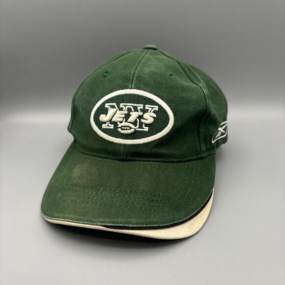 Reebok Other - New York Jets Hat Cap Adjustable Green White NFL Football Reebok Pro Line